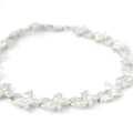White Gold Bracelet with Round Cut Diamonds