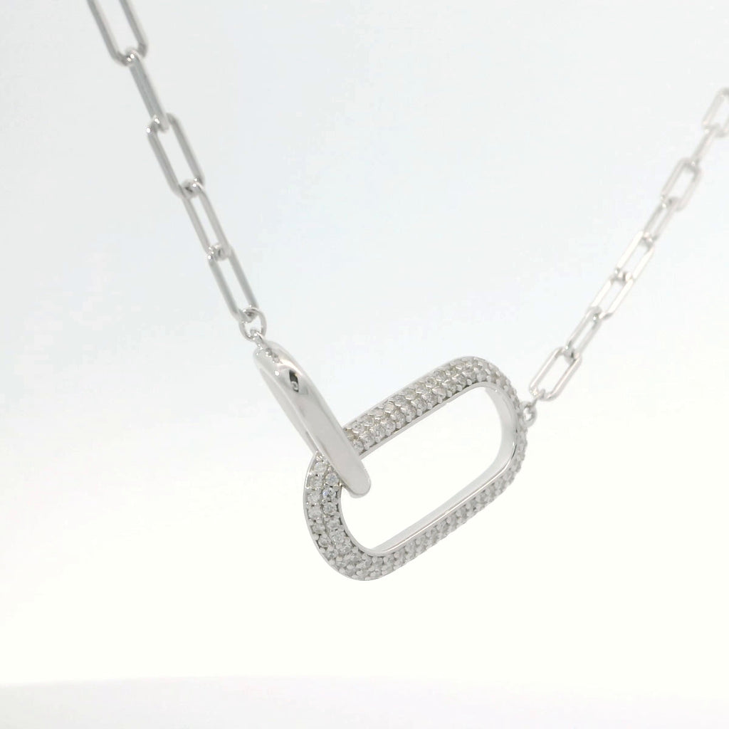 Elegant Silver Chain Necklace