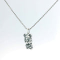Charming Silver Bear Pendant Necklace