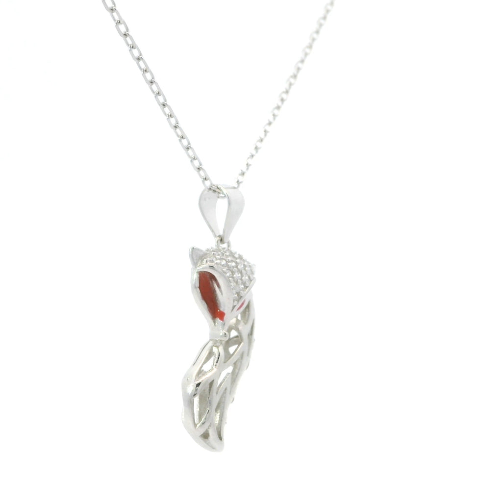 Elegant Fox Pendant Necklace