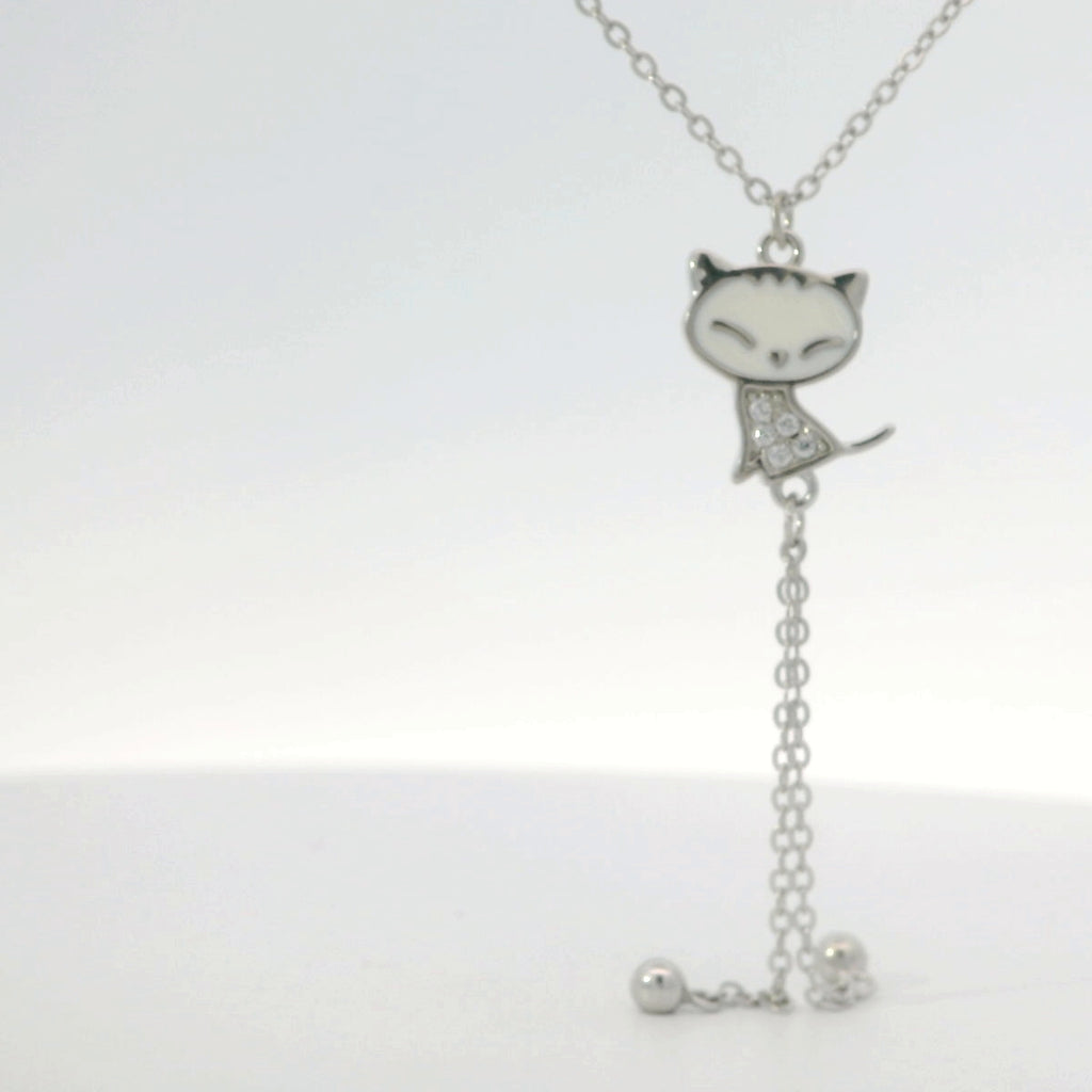 Charming Cat Pendant Necklace