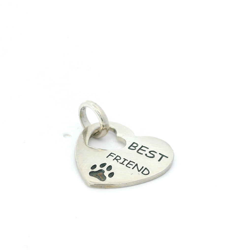 Heart-Shaped Best Friend Pendant
