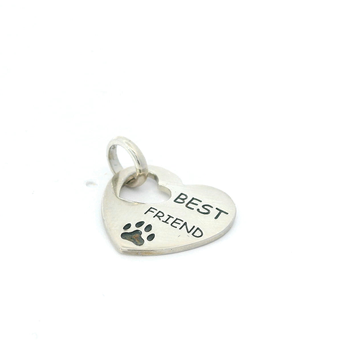 Heart-Shaped Best Friend Pendant