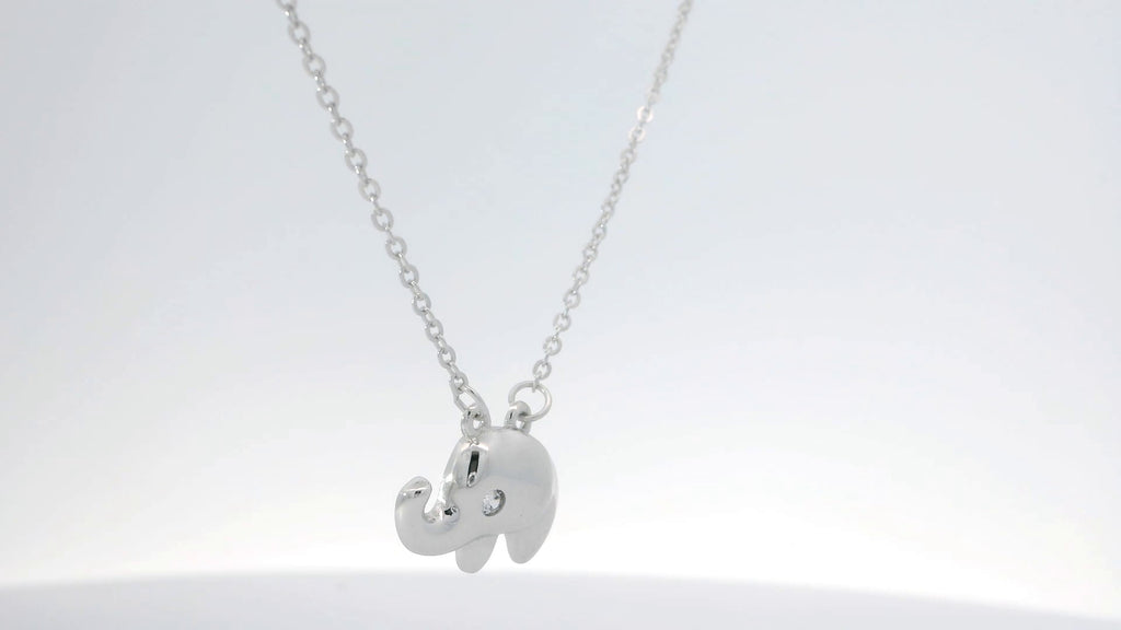 Charming Elephant Pendant Necklace