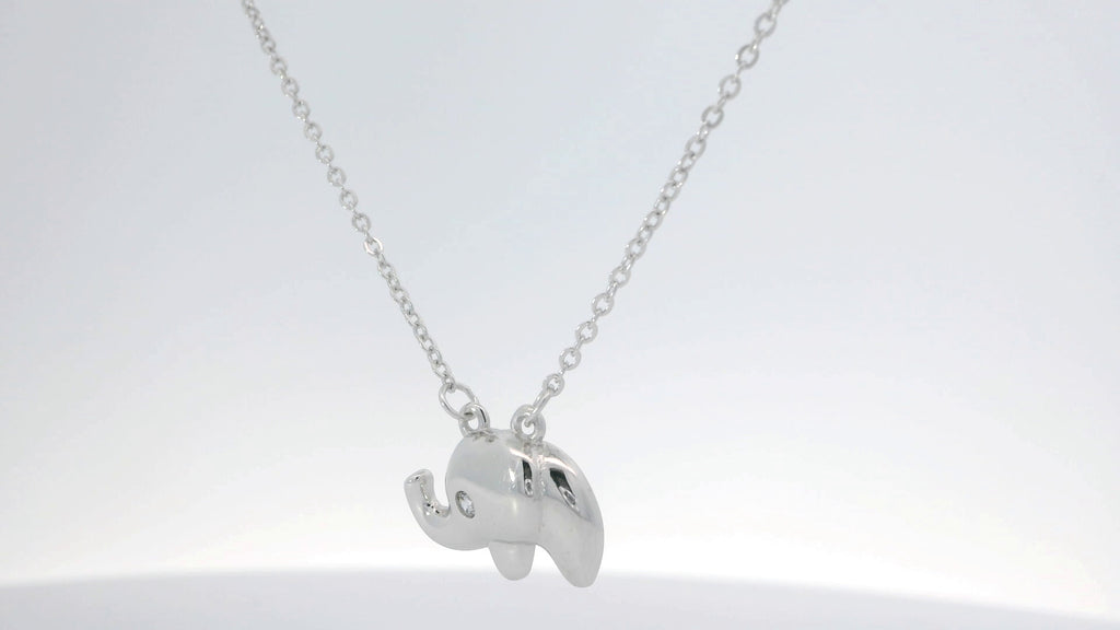 Charming Elephant Pendant Necklace