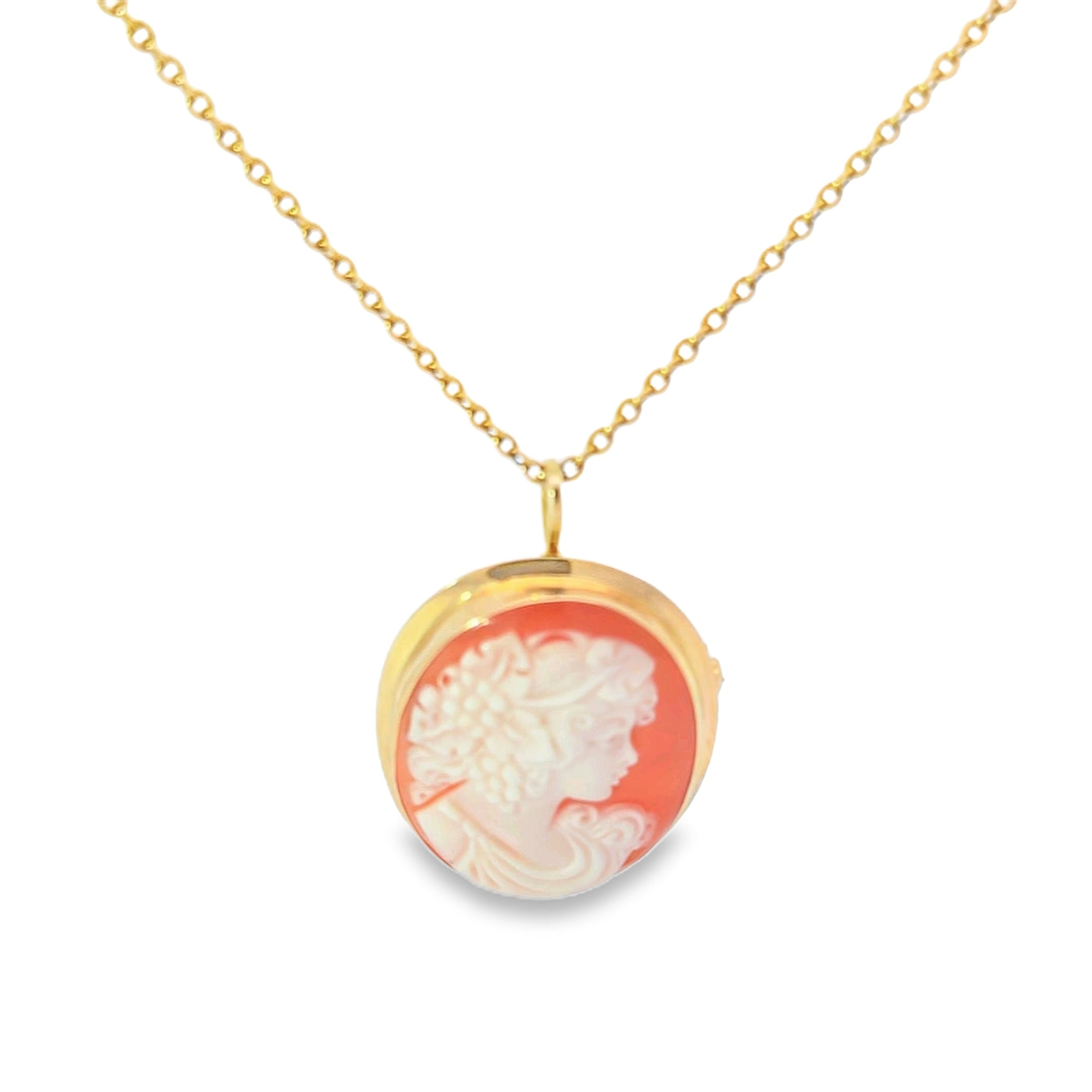 cameo pendant /chain