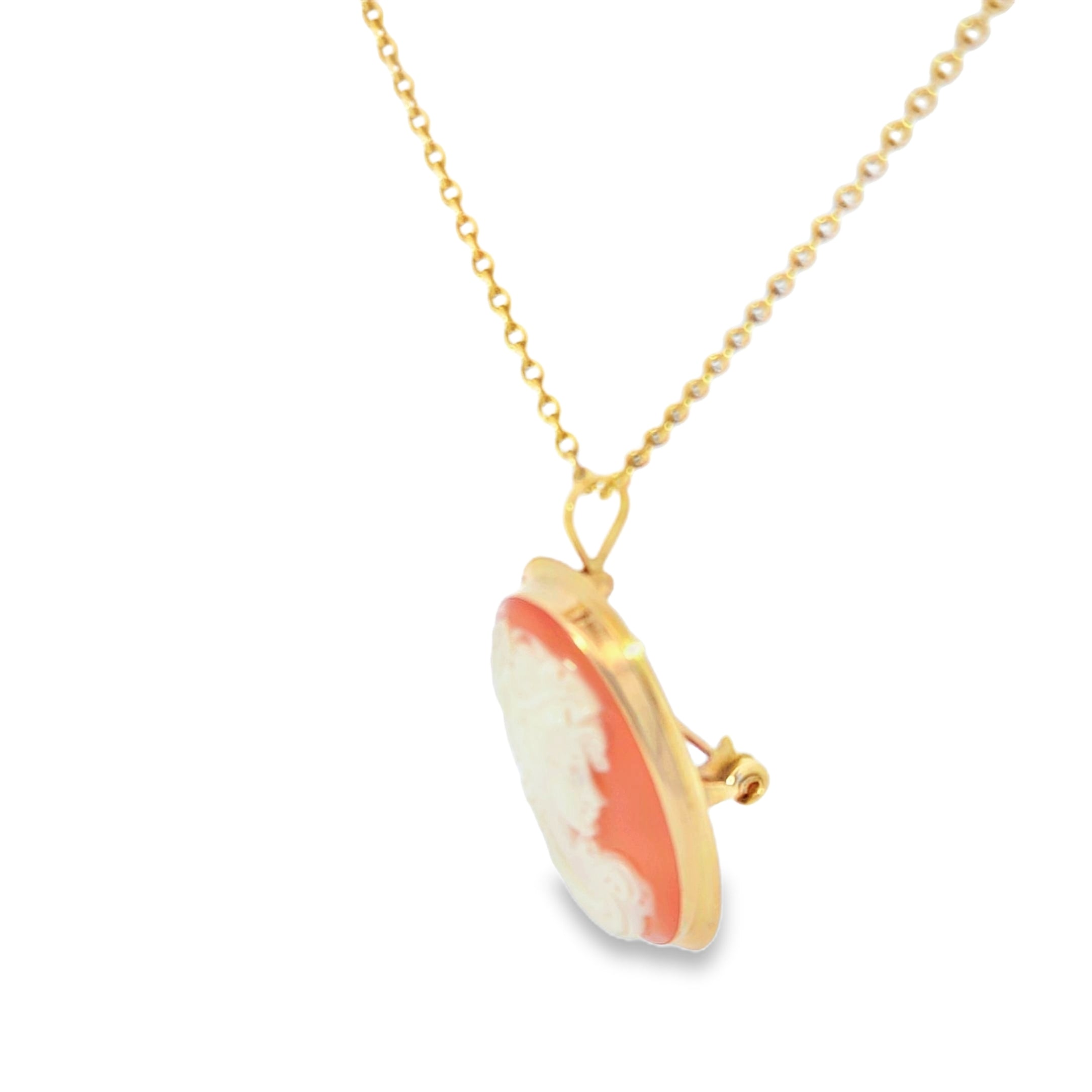 cameo pendant /chain