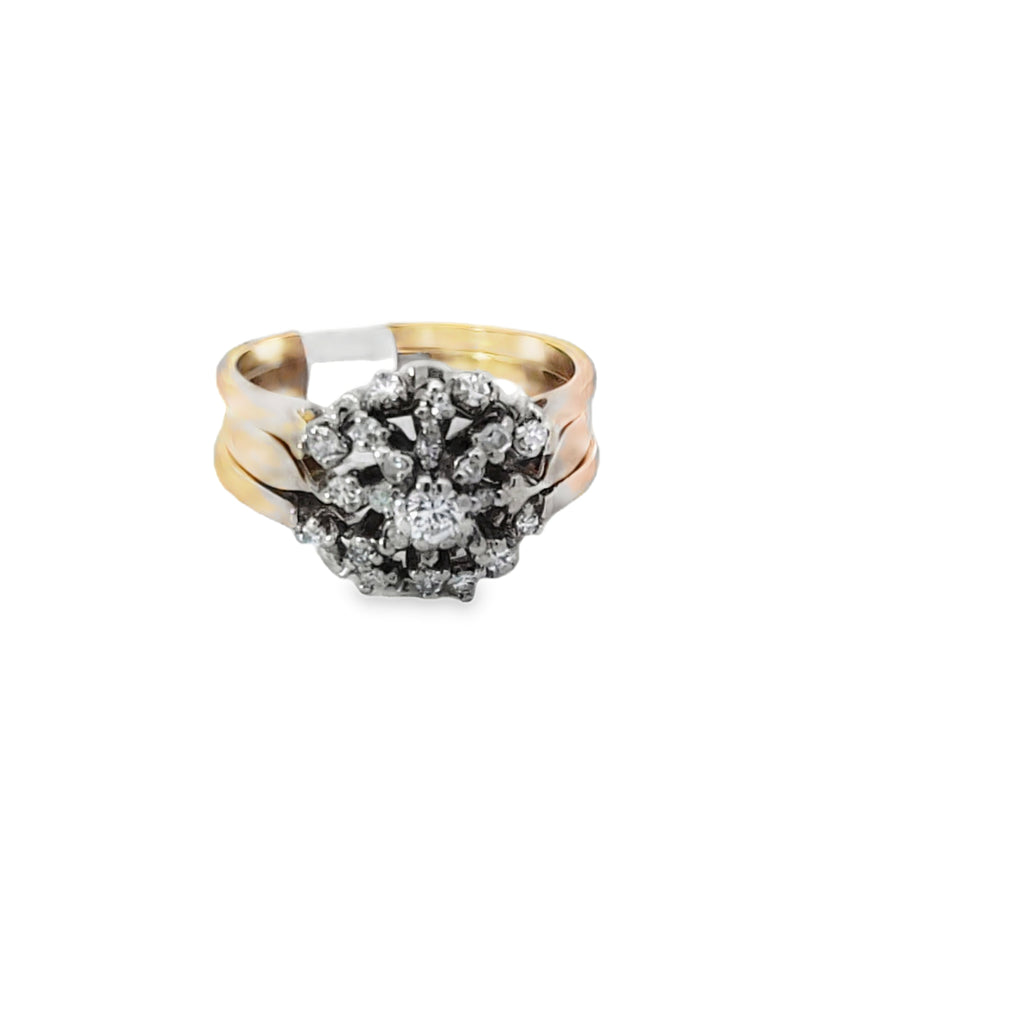 Yellow Gold Multi-Stone Diamond Ring