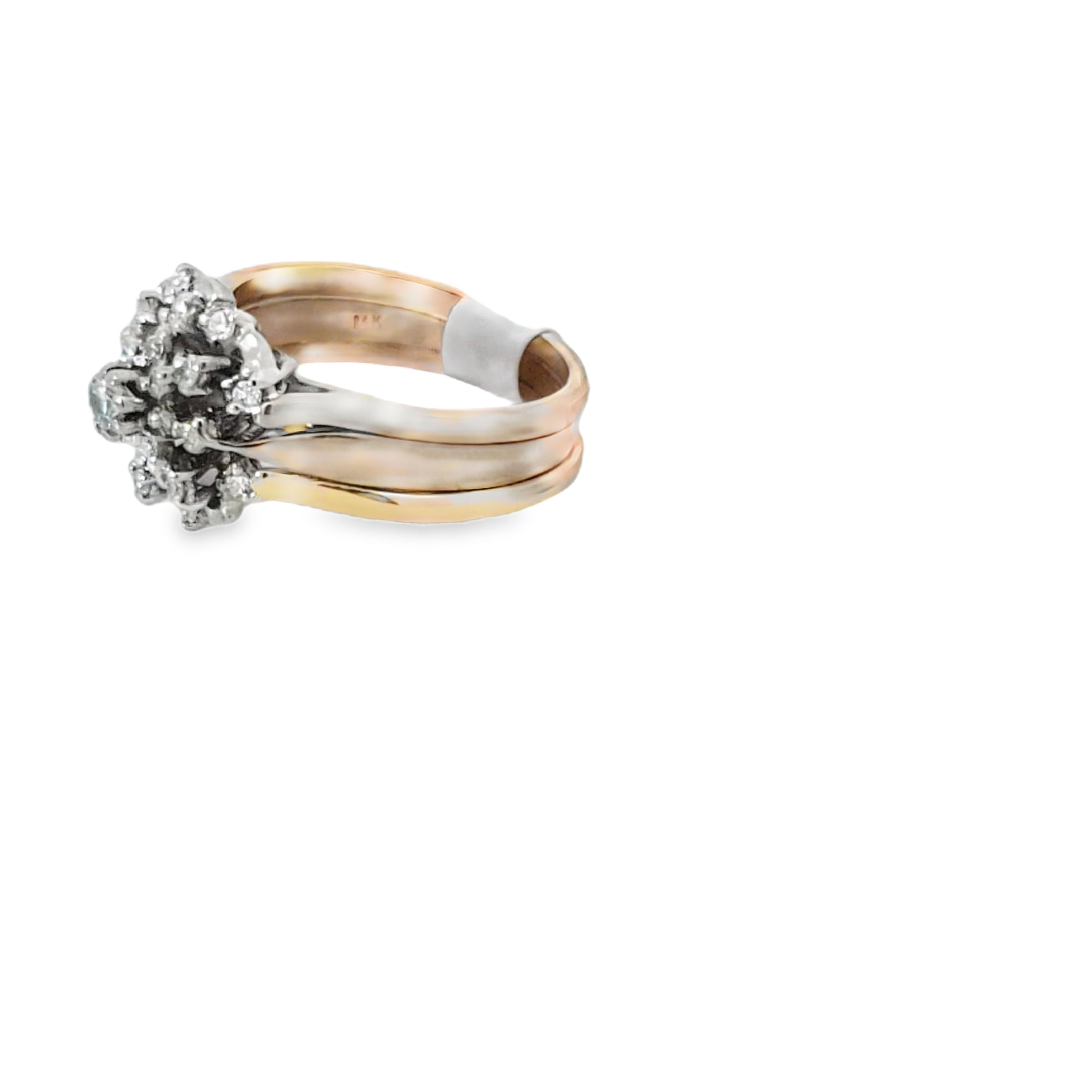 Yellow Gold Multi-Stone Diamond Ring