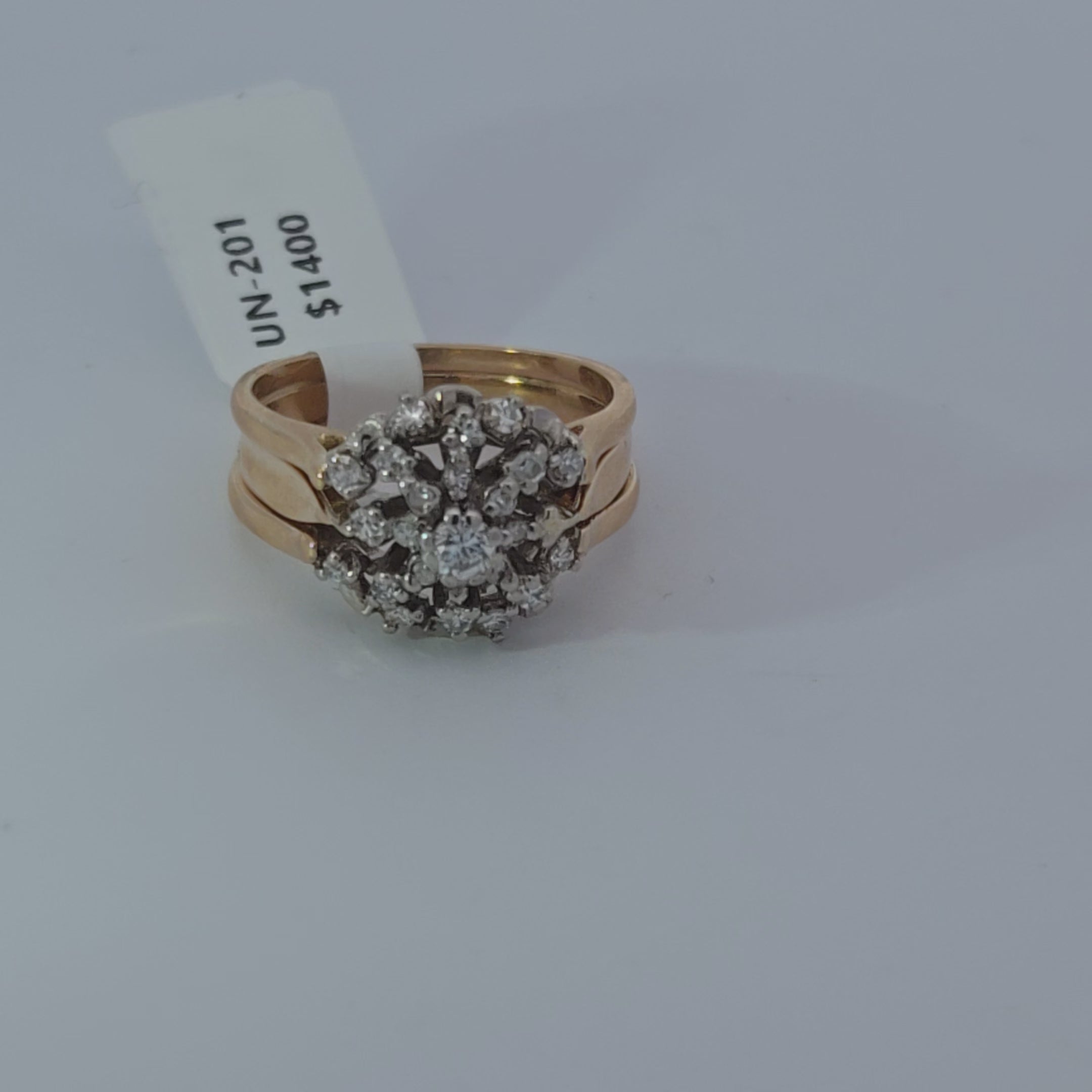 Yellow Gold Multi-Stone Diamond Ring