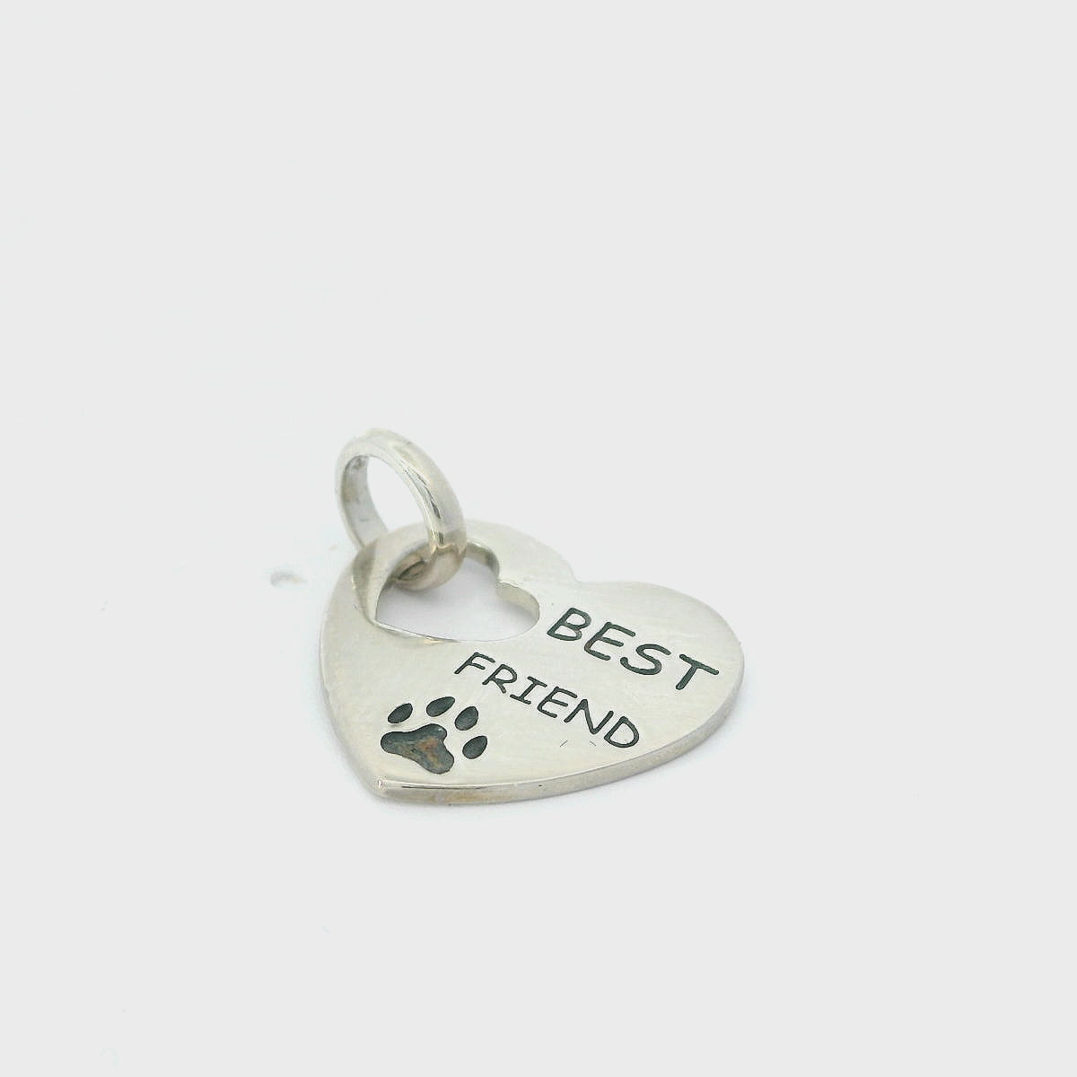 Heart-Shaped Best Friend Pendant