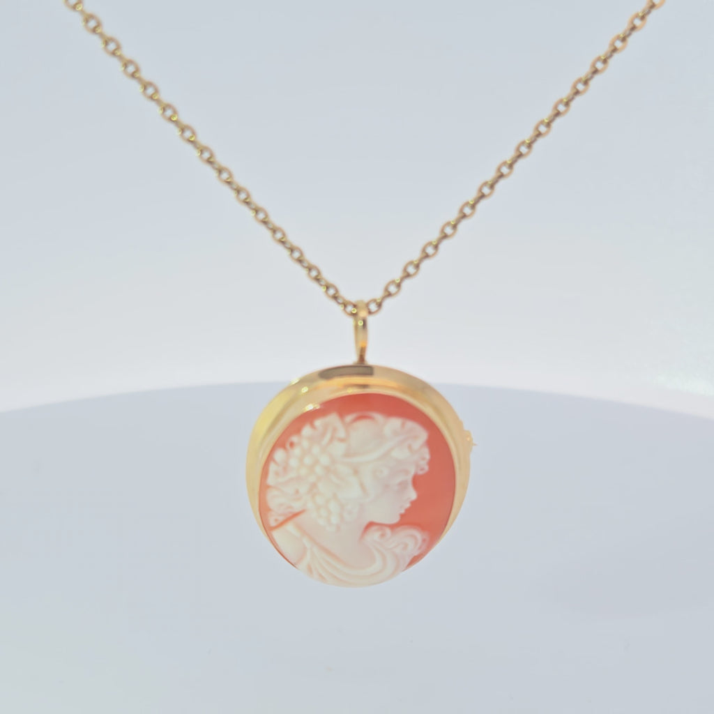 cameo pendant /chain