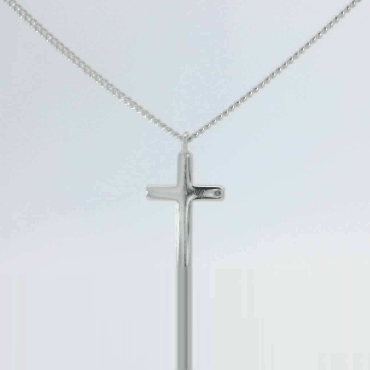 Elegant Silver Cross Pendant