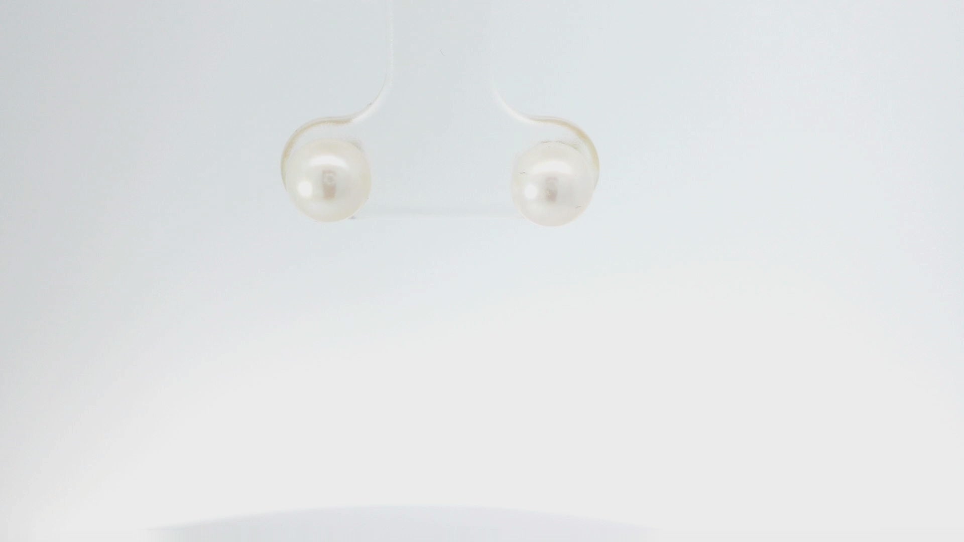 Elegant Yellowish  Pearl Stud Earrings