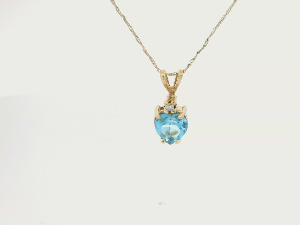 Elegant Blue Gemstone Pendant